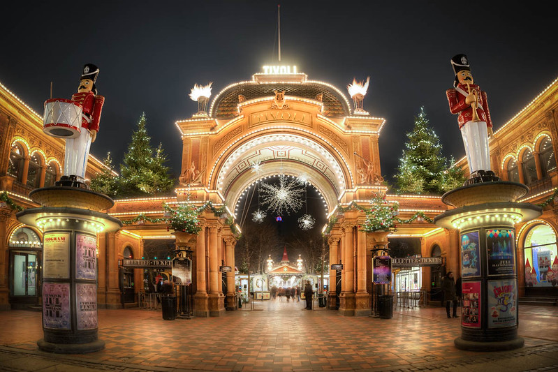 Tivoli Amusement Park entrance